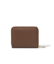 BRACCIALINI BASIC Cartera peque&ntilde;a de cuero con cremallera marr&oacute;n - Carteras Mujer - 3