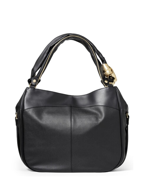 GRETA Bolso de hombro de piel negro - Bolsos Mujer