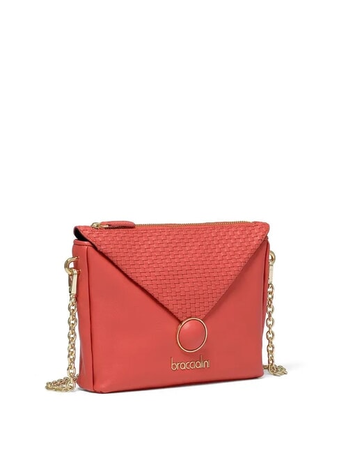NAOMI Bolso de hombro de piel rojo - Bolsos Mujer