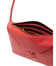 BRACCIALINI NAOMI Bolso de hombro de piel rojo - Bolsos Mujer - 4