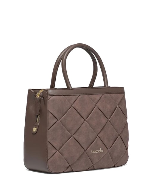 ICONS  Bolso de mano, con bandolera marrón - Bolsos Mujer