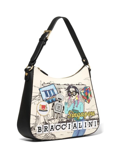 CARTOLINE SINGAPUR Bolso hobo con bandolera multi - Bolsos Mujer