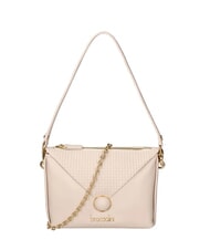 BRACCIALINI NAOMI Bolso de hombro de piel beige - Bolsos Mujer - 3