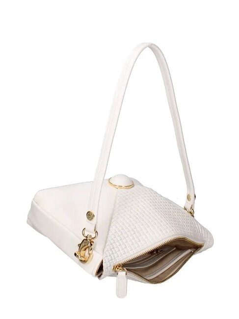 NAOMI Bolso de hombro de piel blanco - Bolsos Mujer