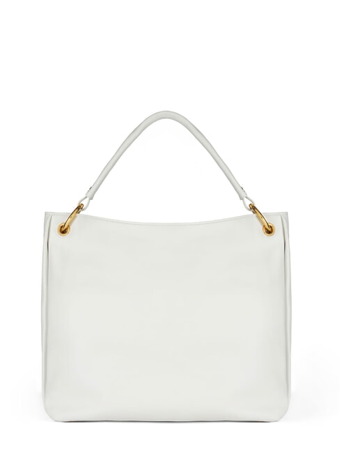 NAOMI Bolso de hombro tipo hobo de piel blanco - Bolsos Mujer