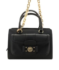 BRACCIALINI CHAIN Bolso de mano con doble bandolera negro - Bolsos Mujer - 3