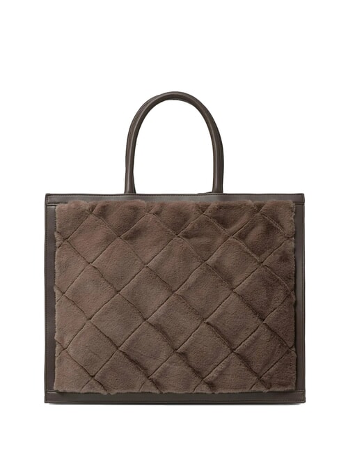 ICONS Bolso de mano con bandolera marrón - Bolsos Mujer