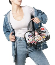 BRACCIALINI CARTOLINE Bolso de hombro con correa para el hombro multi - Bolsos Mujer - 5