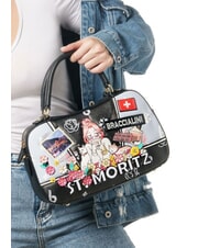 BRACCIALINI CARTOLINE Bolso de hombro con correa para el hombro multi - Bolsos Mujer - 6