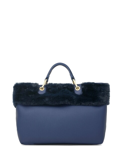 BETH FUR Bolso de mano con clutch azul - Bolsos Mujer