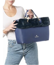 BRACCIALINI BETH FUR Bolso de mano con clutch azul - Bolsos Mujer - 5