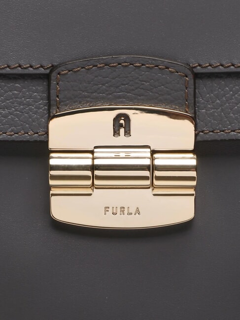 CLUB 2 Bolso bandolera de piel de becerro suelo - Bolsos Mujer