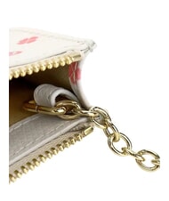 FURLA CAMELIA Tarjetero de piel con monedero tonos de malvavisco - Carteras Mujer - 3