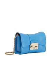FURLA METROPOLIS Bolso bandolera en piel azul claro - Bolsos Mujer - 2