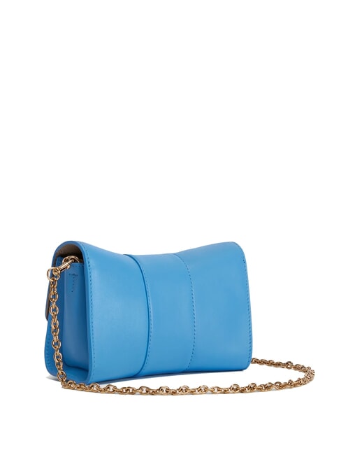 METROPOLIS Bolso bandolera en piel azul claro - Bolsos Mujer