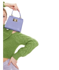 FURLA 1927 Bolso mini Ares de piel estampado lilas - Bolsos Mujer - 5