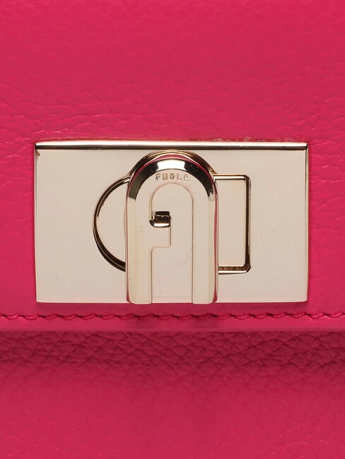 1927 Mini bolso de hombro de piel rosa pop - Bolsos Mujer