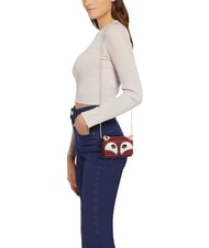 FURLA ALLEGRA FOX Mini bolso de hombro de piel de becerro TONOS CEREZAS - Bolsos Mujer - 4