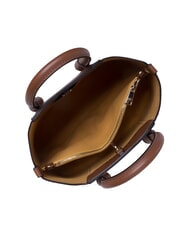 FURLA MIASTELLA bolso shopper con estampado de Roma coñac - Bolsos Mujer - 6