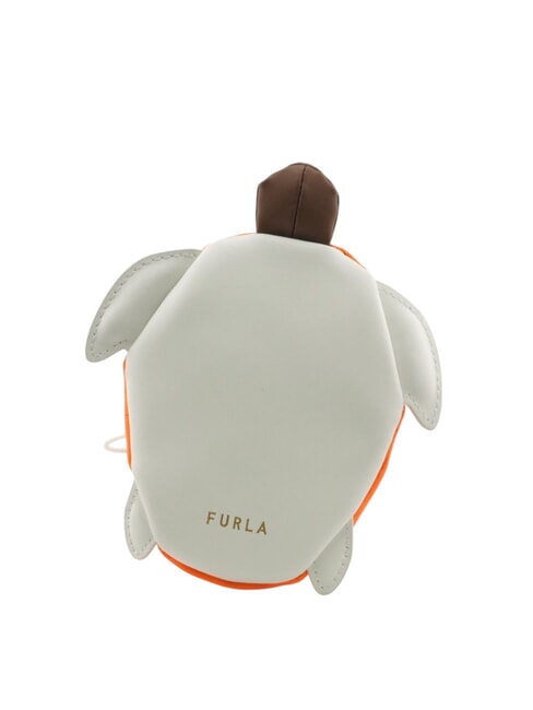 ALLEGRA Monedero de tortuga con cordón naranja fluorescente + polvos de talco + polvos de coñac - Carteras Mujer