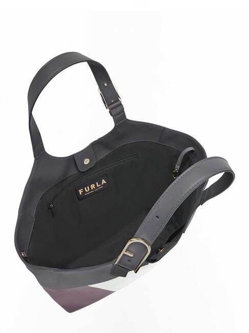 FLOW Bolso de hombro de piel estampada malvavisco+aura+tierra - Bolsos Mujer