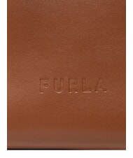 FURLA MIASTELLA Bolso pequeño de piel coñac - Bolsos Mujer - 3