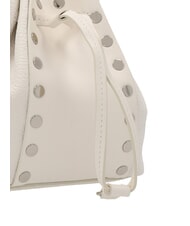 FURLA MIASTELLA Mini bolso de piel de becerro tipo cubo talco - Bolsos Mujer - 3