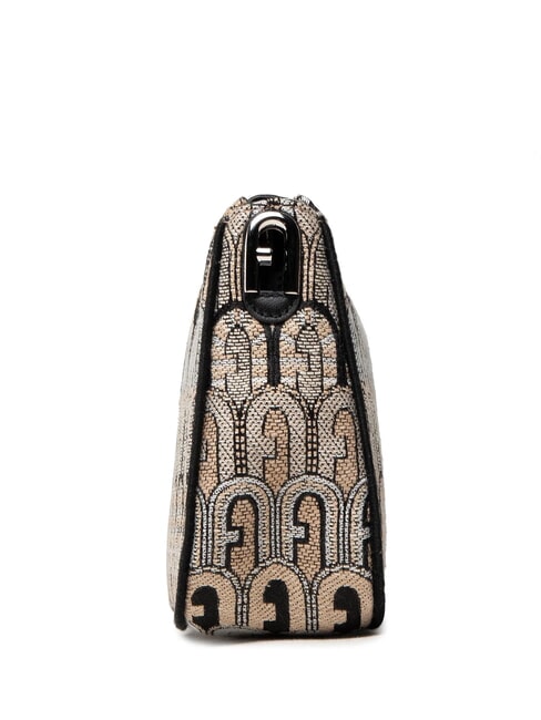 MOON Mini bolso en tejido jacquard desierto + tonos negros - Bolsos Mujer