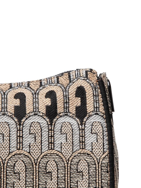 MOON Mini bolso en tejido jacquard desierto + tonos negros - Bolsos Mujer