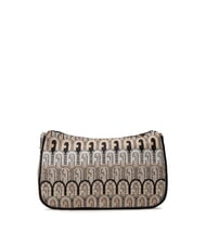 FURLA MOON Mini bolso en tejido jacquard desierto + tonos negros - Bolsos Mujer - 5
