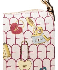 FURLA MOON Bolso bandolera pequeño de piel tonos de bon bon - Bolsos Mujer - 4