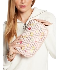 FURLA MOON Bolso bandolera pequeño de piel tonos de bon bon - Bolsos Mujer - 6