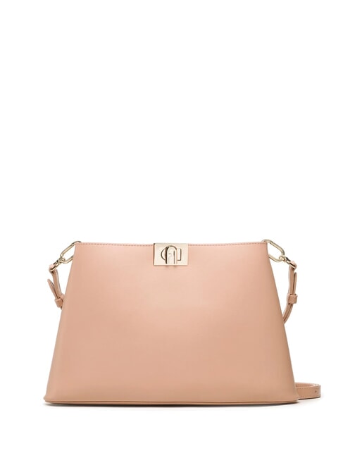 FLEUR Bolso bandolera de piel con bandolera cameos - Bolsos Mujer