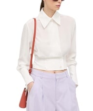 FURLA FLEUR Bolso de hombro de piel de becerro canela - Bolsos Mujer - 5