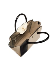 FURLA GENESI Bolso de piel con bandolera luna llena+negro - Bolsos Mujer - 3