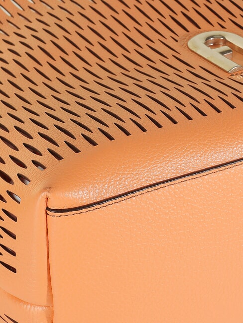 PRIMULA Bolso de hombro de piel perforada atardecer - Bolsos Mujer