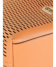 FURLA PRIMULA Bolso de hombro de piel perforada atardecer - Bolsos Mujer - 4