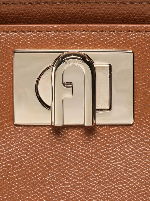 1927 Bolso mini Ares de piel estampado coñac - Bolsos Mujer