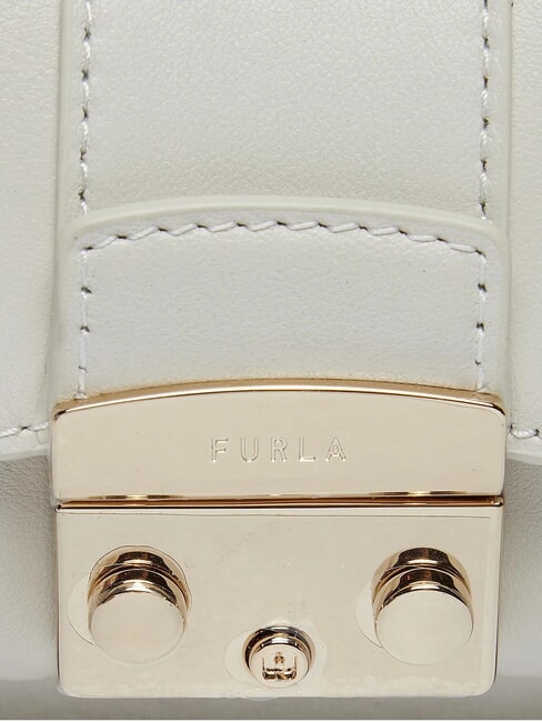 METROPOLIS Bolso bandolera mini de piel Malvavisco - Bolsos Mujer