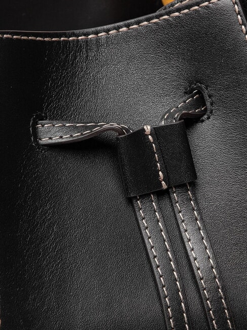 MIASTELLA Cubo de mano, con bandolera negro - Bolsos Mujer