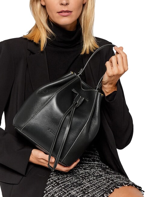 MIASTELLA Cubo de mano, con bandolera negro - Bolsos Mujer