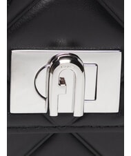 FURLA 1927 Bolso mini de piel acolchado negro - Bolsos Mujer - 4