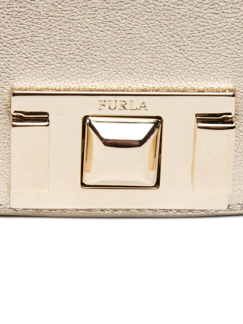 MIMI" Bolso de hombro convertible color platino - Bolsos Mujer