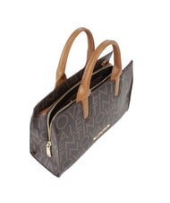 MARIO VALENTINO REGINA RE Bolso de mano con logotipo integral y correa para el hombro. oscuro/natural - Bolsos Mujer - 5