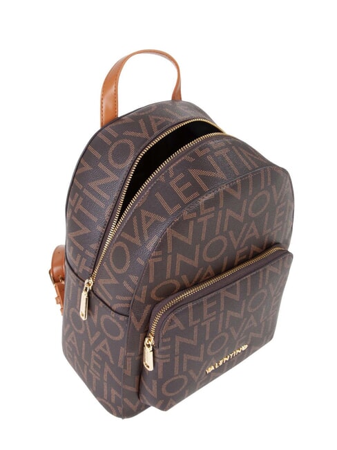 REGINA RE Mochila con estampado de logotipo por toda la prenda oscuro/natural - Bolsos Mujer