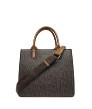 MARIO VALENTINO REGINA RE Bolso de mano con estampado de logotipo por toda la superficie oscuro/natural - Bolsos Mujer - 4