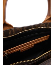 MARIO VALENTINO REGINA RE Bolso de mano con estampado de logotipo por toda la superficie oscuro/natural - Bolsos Mujer - 5