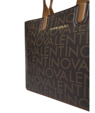 MARIO VALENTINO REGINA RE Bolso de hombro con logo integral oscuro/natural - Bolsos Mujer - 3