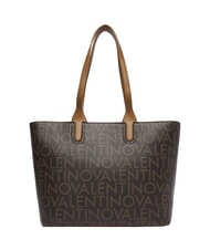 MARIO VALENTINO REGINA RE Bolso de hombro con logo integral oscuro/natural - Bolsos Mujer - 4