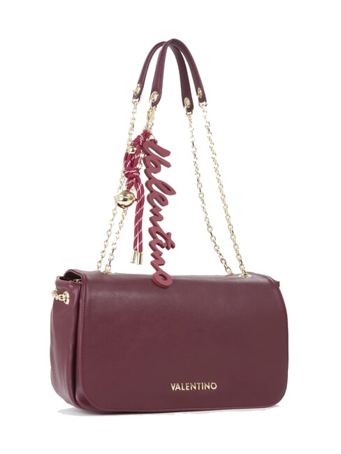 WINTER RE Bolso de hombro convertible con charms Burdeos - Bolsos Mujer